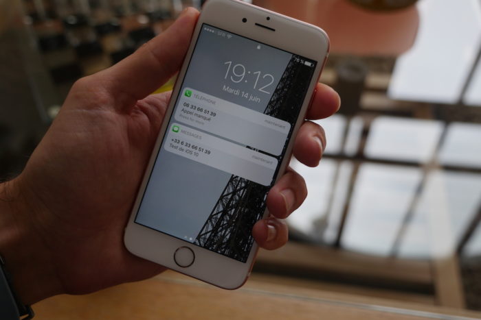 iOS 10 : le 3D Touch est activité sur les notifications