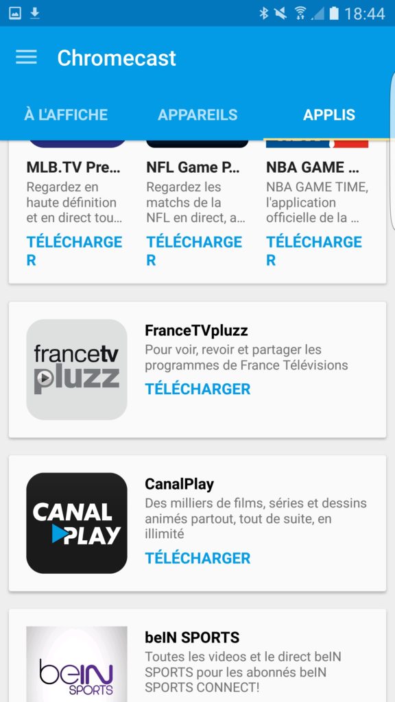 Test du Google Chromecast (2015) : plus coloré et plus fiable 38 Screenshot 20160320 184412