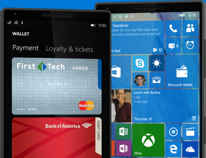 Microsoft Wallet arrive sur Windows 10 Mobile