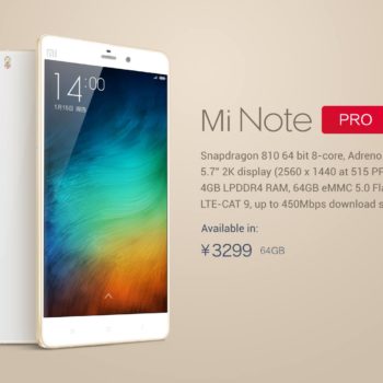 xiaomi mi note pro