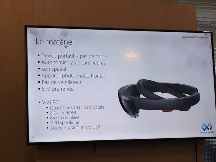 Microsoft HoloLens : matériel