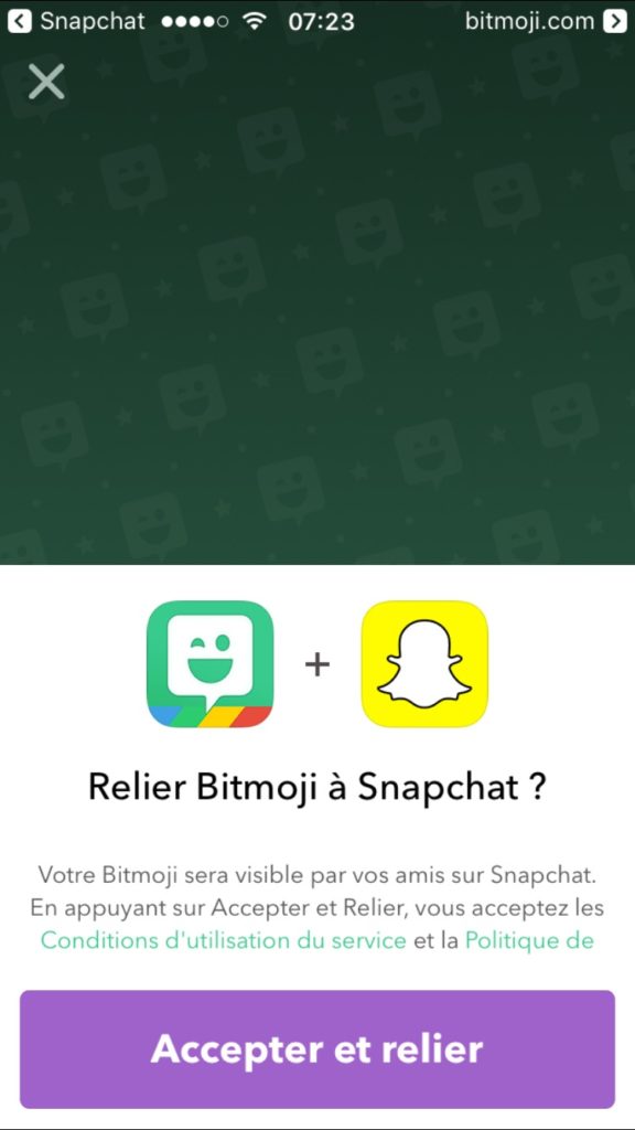 Snapchat permet de suggérer des comptes à suivre, et intègre Bitmoji 51 IMG 0555