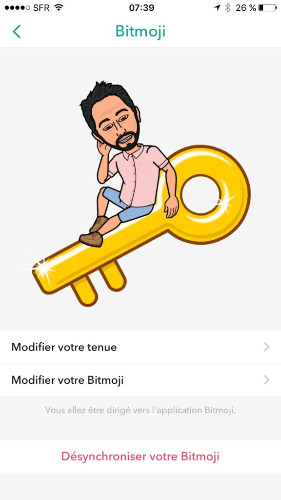 Snapchat permet de suggérer des comptes à suivre, et intègre Bitmoji 54 IMG 0560