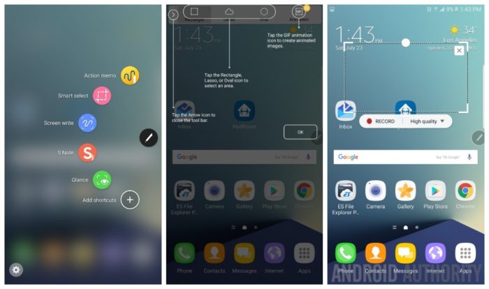 Galaxy Note 7 : quelques ajustements pour TouchWiz