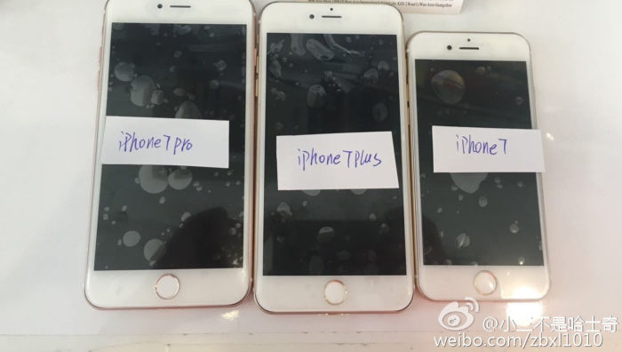 Apple pourrait sortir un iPhone 7 Pro avec une configuration à double caméra 50 Photo de famille : iPhone 7, iPhone 7 Plus et iPhone 7 Pro