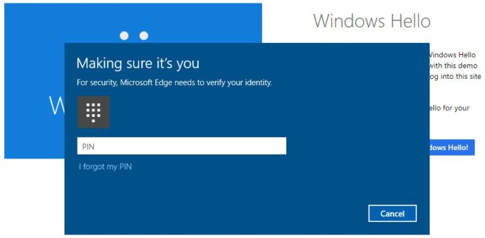 Windows Hello va sécuriser Windows 10