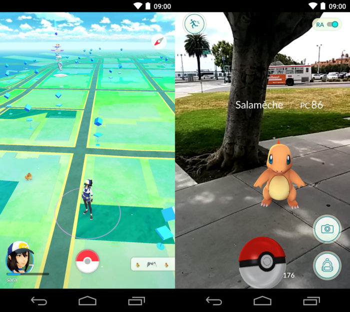 Pokémon GO reçoit sa première mise à jour