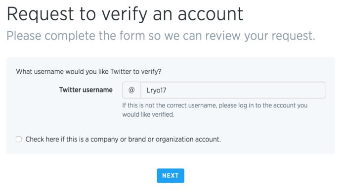 Voici comment vous pouvez demander la vérification de votre compte Twitter 50 Demande de vérification d'un compte auprès de Twitter
