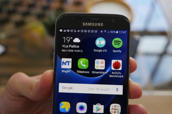 Test du Samsung Galaxy S7 : le fleuron 2016 venu de Corée 60 Samsung Galaxy S7 : l'écran est juste sublime