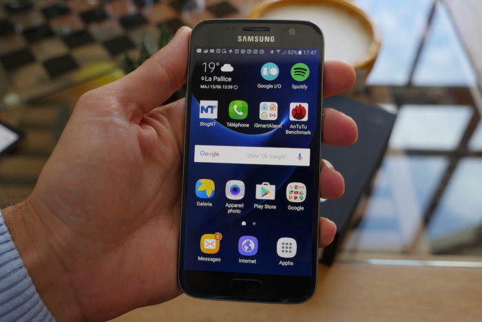 Samsung Galaxy S7 : on retrouve des icônes plus arrondies