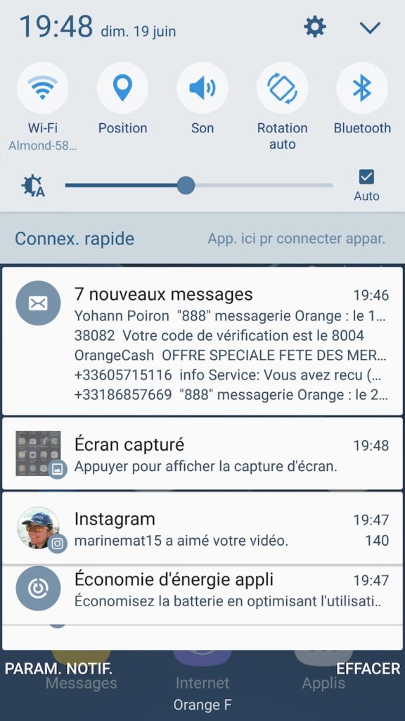 Test du Samsung Galaxy S7 : le fleuron 2016 venu de Corée 34 Screenshot 20160619 194816
