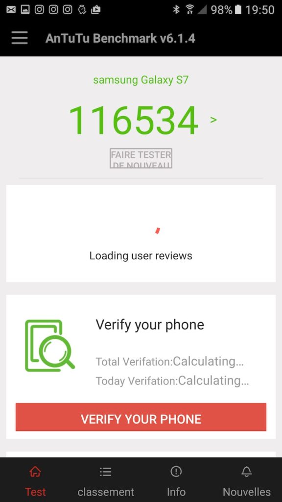 Test du Samsung Galaxy S7 : le fleuron 2016 venu de Corée 54 Screenshot 20160619 195027