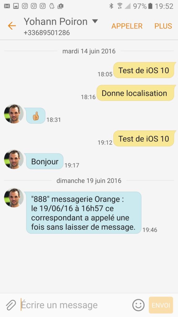 Test du Samsung Galaxy S7 : le fleuron 2016 venu de Corée 40 Screenshot 20160619 195201