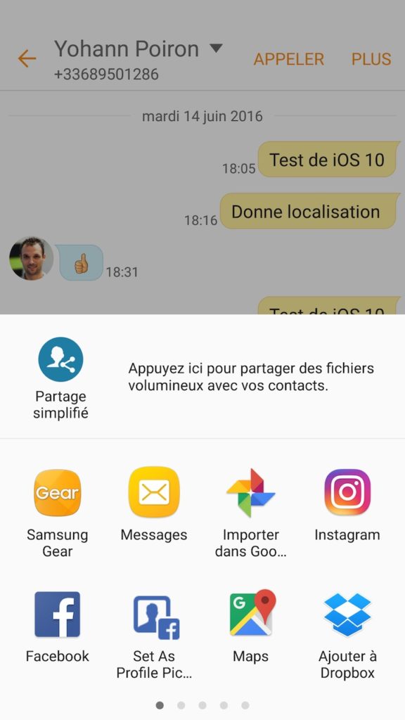 Test du Samsung Galaxy S7 : le fleuron 2016 venu de Corée 39 Screenshot 20160619 195205