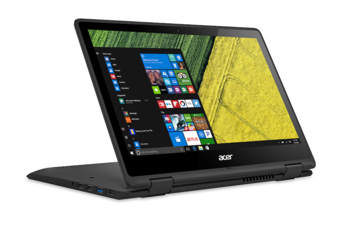 IFA 2016 : Acer lance sa gamme d'ordinateurs portables convertibles Spin 50 Acer Spin 5