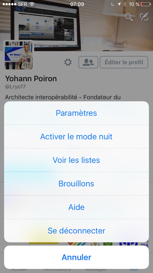 Voici comment activer le Mode Nuit de Twitter sur iOS