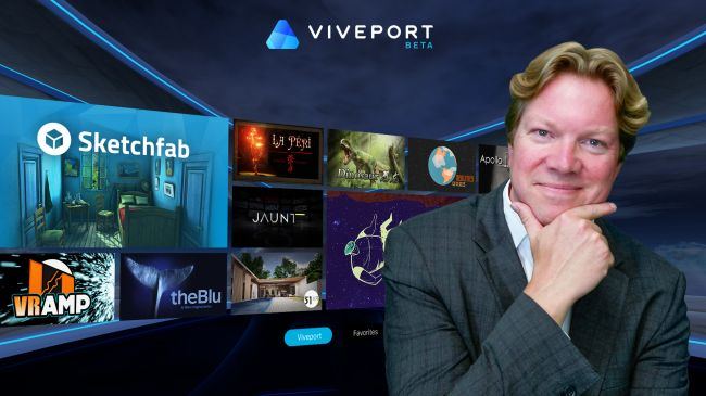 HTC annonce sa nouvelle galerie pour la VR, Viveport