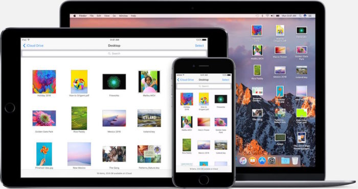 iCloud Drive - Votre bureau et votre dossier Documents. Accessibles depuis tous vos appareils