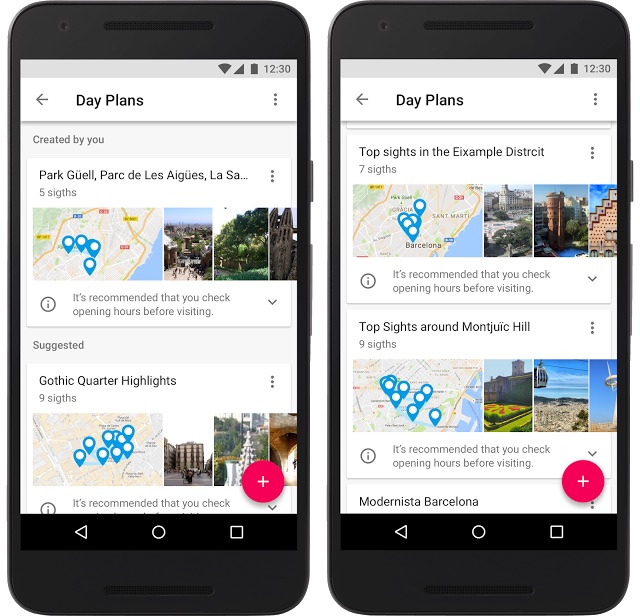 Google Trips transforme votre téléphone en un guide de voyage gratuit 50 Google Trips