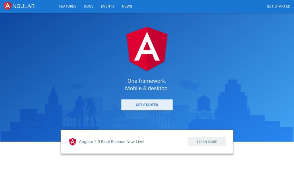 Angular Homepage