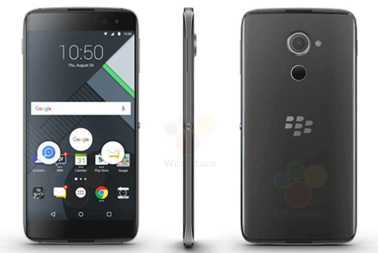 BlackBerry DTEK60 : le smartphone sous divers angles