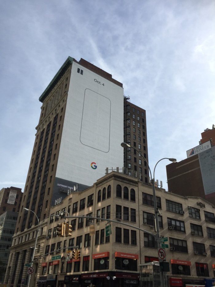 Une publicité Google à New York