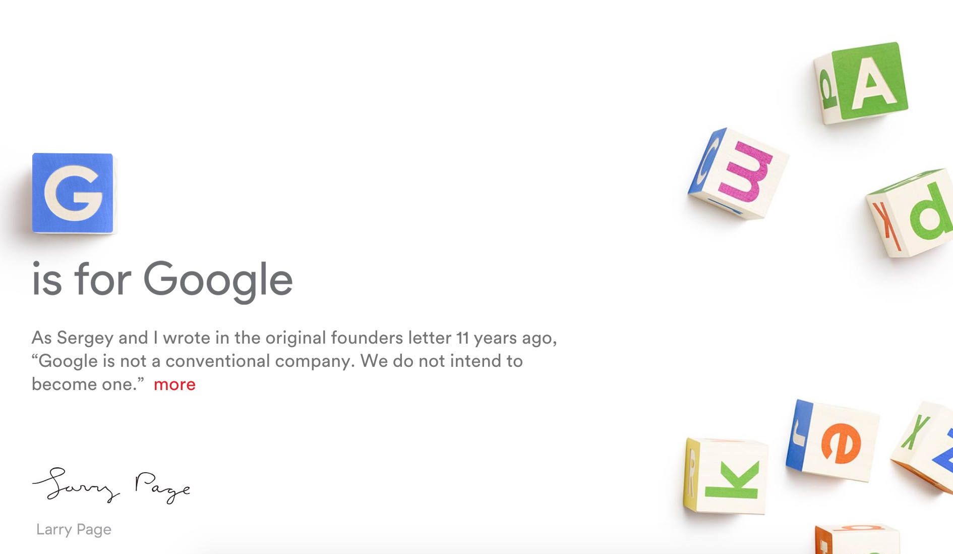 Google passe dans les mains de Alphabet en 2015