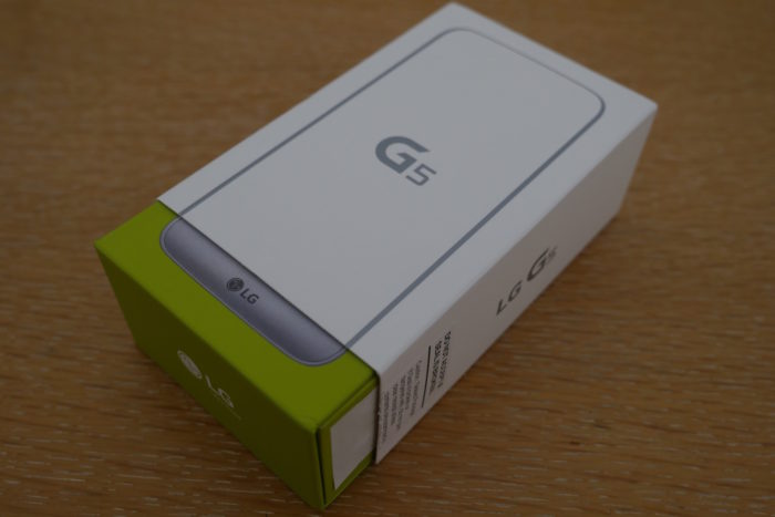 LG G5 : boîte 