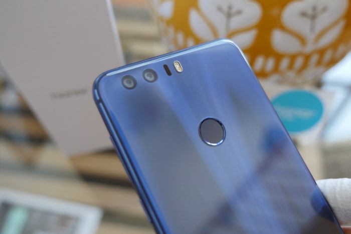 Honor 8 : vue des deux capteurs photos