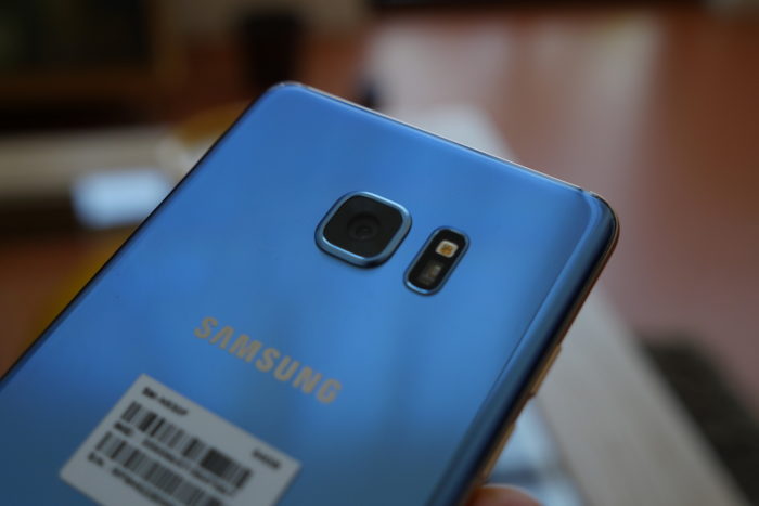 Galaxy Note 7 : caméra arrière