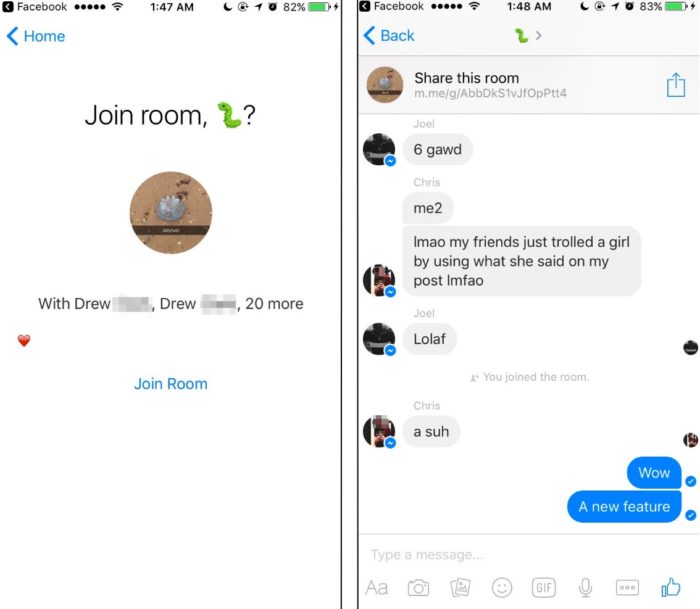 Facebook Messenger pourrait ouvrir des salles de chat publiques 44 Facebook Messenger : bientôt des salles de chat