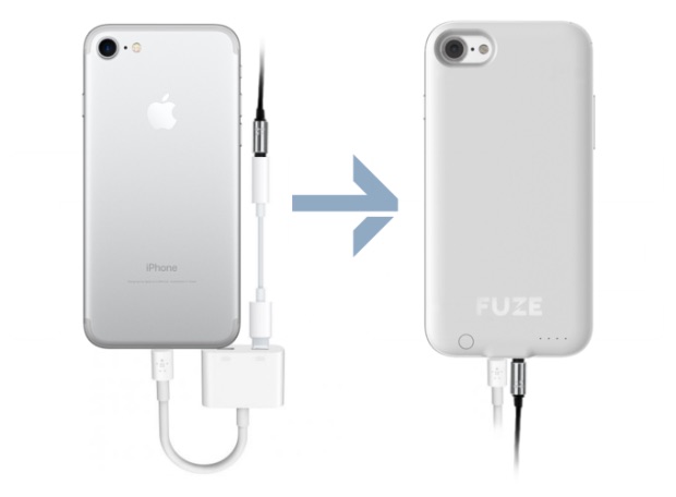 La coque Fuze ramène la prise jack 3.5 mm de l’iPhone 7