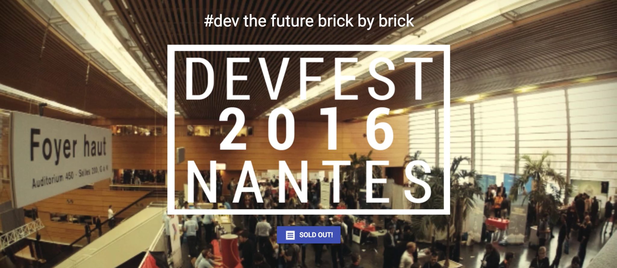 Devfest Nantes 2016 : deux jours pour les amoureux du dev
