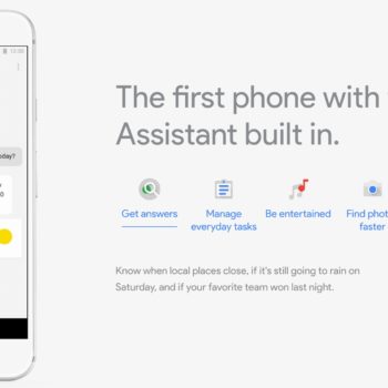 Google Assistant sur le Google Pixel XL