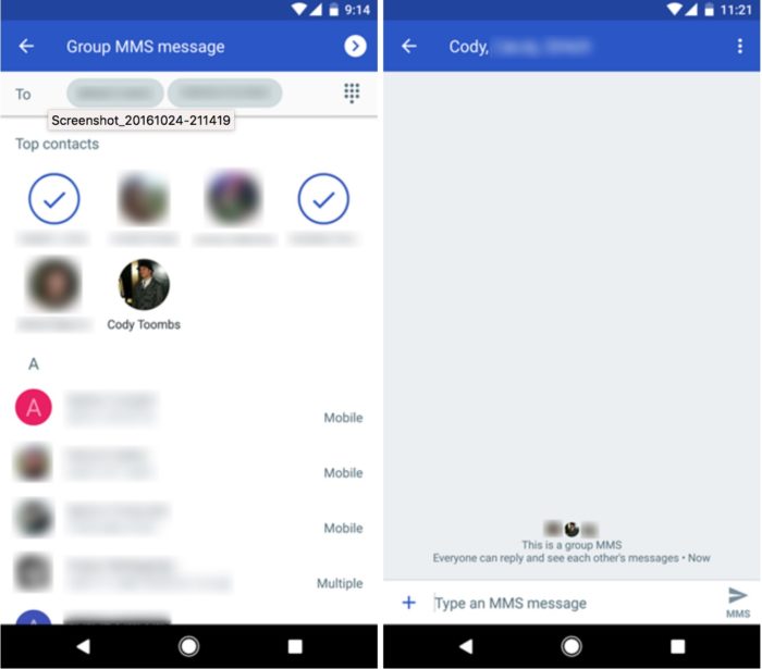Google Messenger 2.0 : fusion des contacts