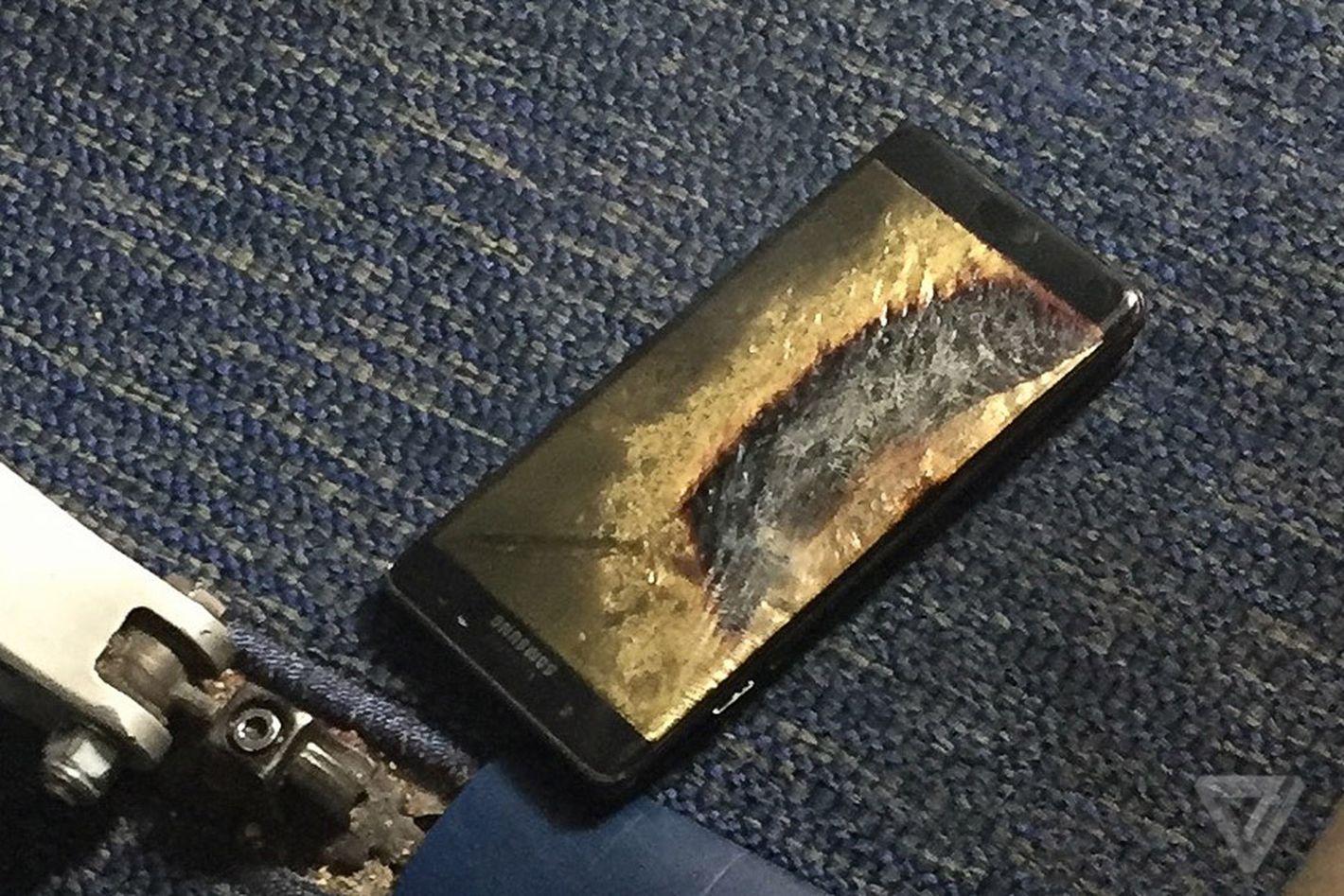 Un Galaxy Note 7 de remplacement prend feu !