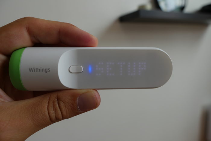 Withings Thermo : Setup