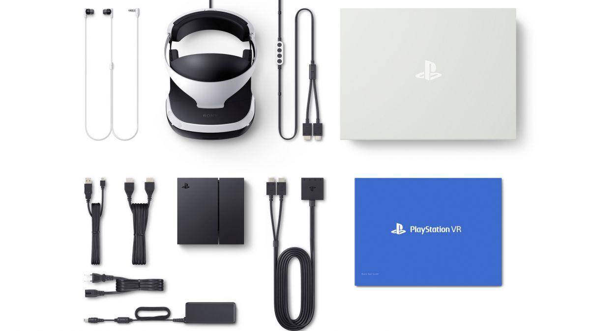 Contenu de la boîte du PlayStation VR