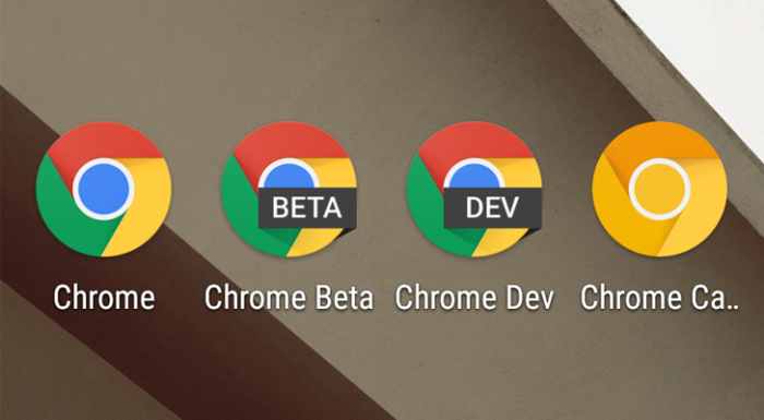 La version la plus instable de Chrome Canary est disponible sur Android