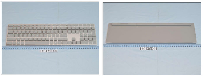 Photos déposées par Microsoft à la FCC montrent le nouveau Surface Keyboard sans fil