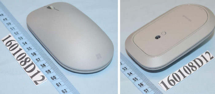 Photos déposées par Microsoft dépose à la FCC la nouvelle Surface Mouse sans fil