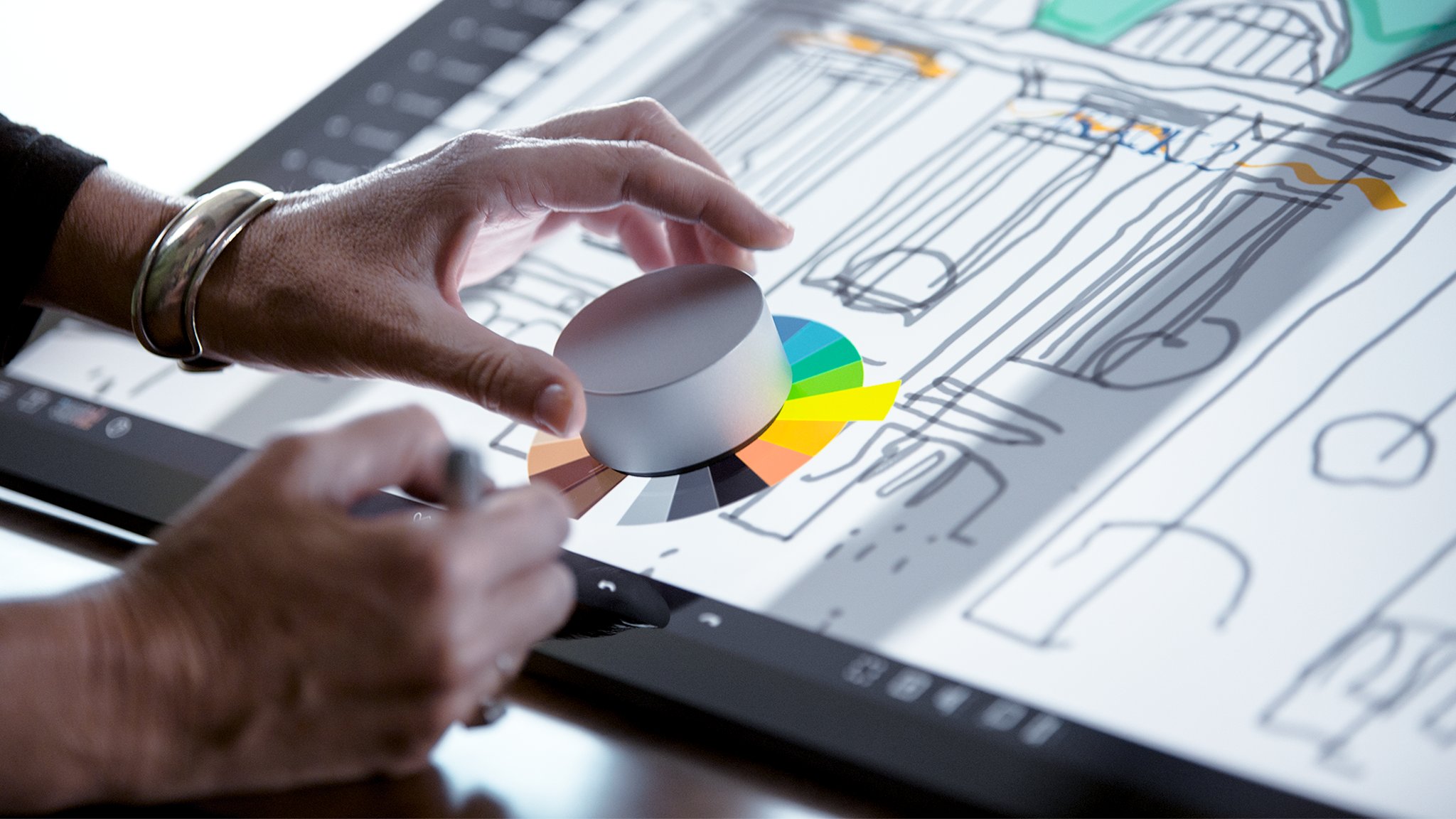 Le Surface Dial va offrir de nouveaux contrôles sur le Surface Studio