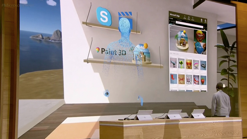 Paint 3D permettra de prendre des articles sur des étagères