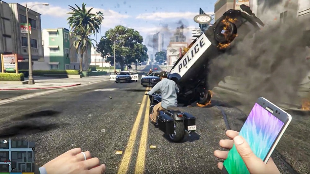 Utilisez un Galaxy Note 7 comme bombe dans GTA V