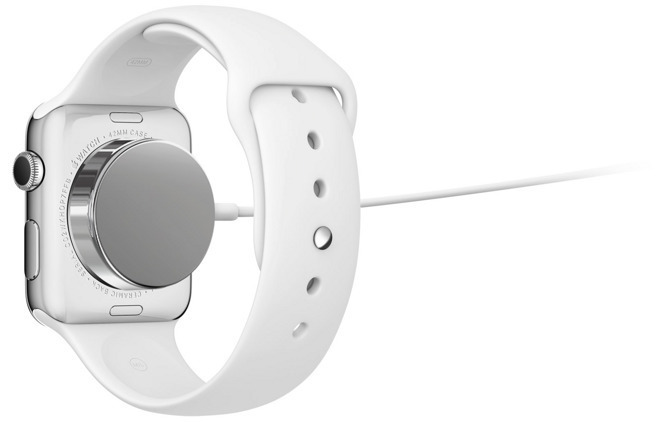 Apple a déjà opté pour la recharge sans fil avec son Apple Watch