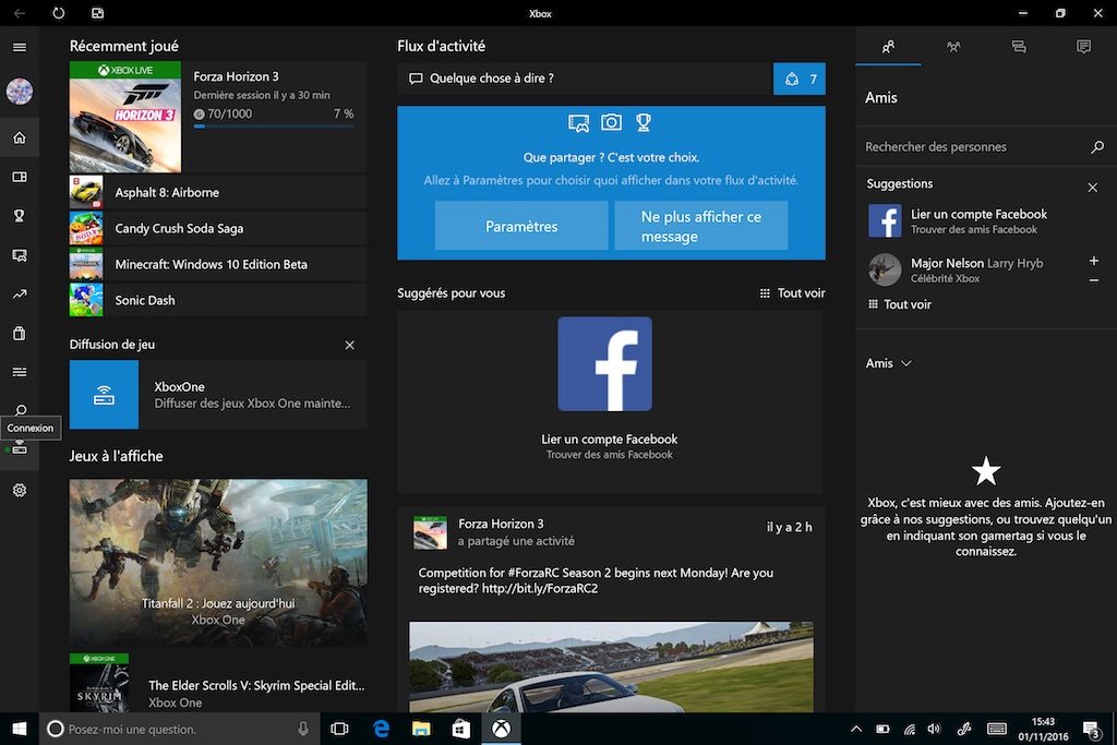 Comment jouer à la Xbox One en toute mobilité avec une Surface Pro 4 et Windows 10 58 2016 11 01 25