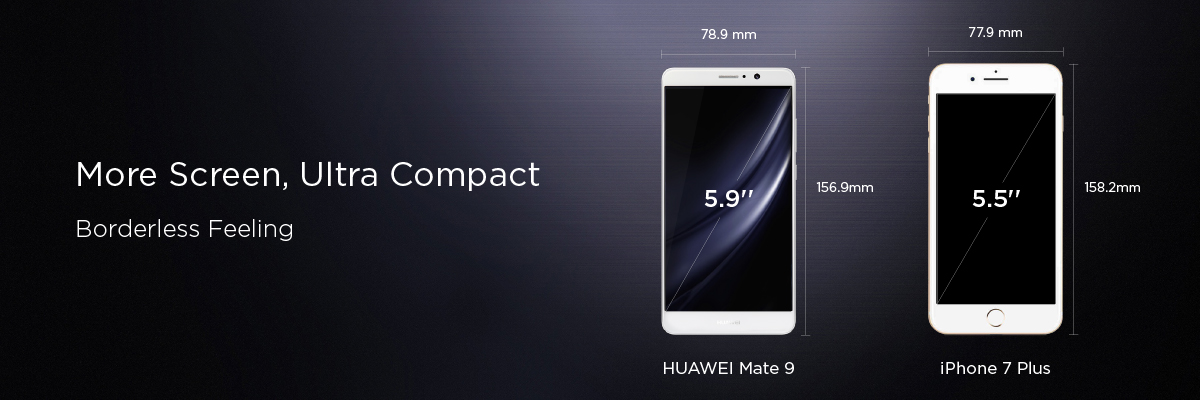 Huawei Mate 9 : un grand écran 