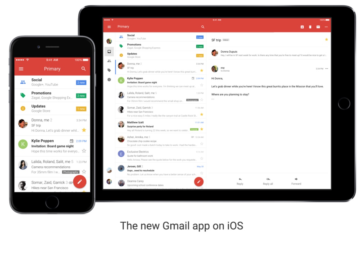 Gmail pour iOS s'améliore enfin ! 