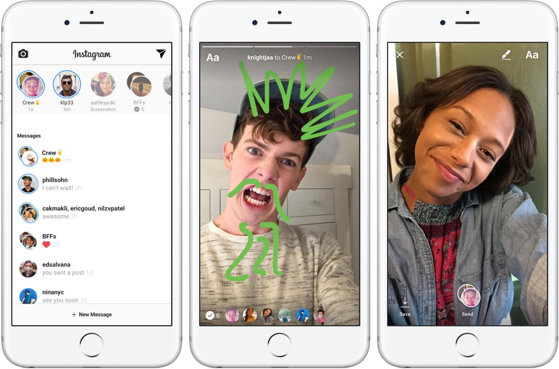 Instagram déploie également des photos et vidéos éphémères