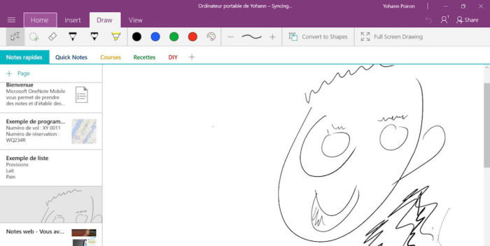 OneNote : griffonnez et faites-vous plaisir !